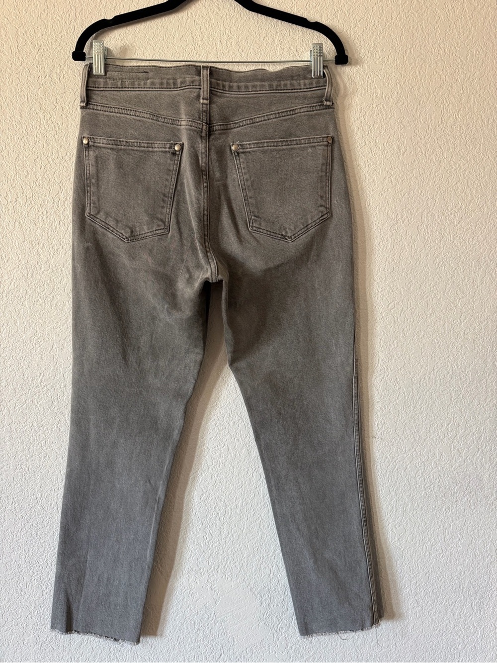 ✧ Rag & Bone Vintage Cigarette Jeans | Size 28 | Grey Raw Hem ✧ - Picture 6 of 7